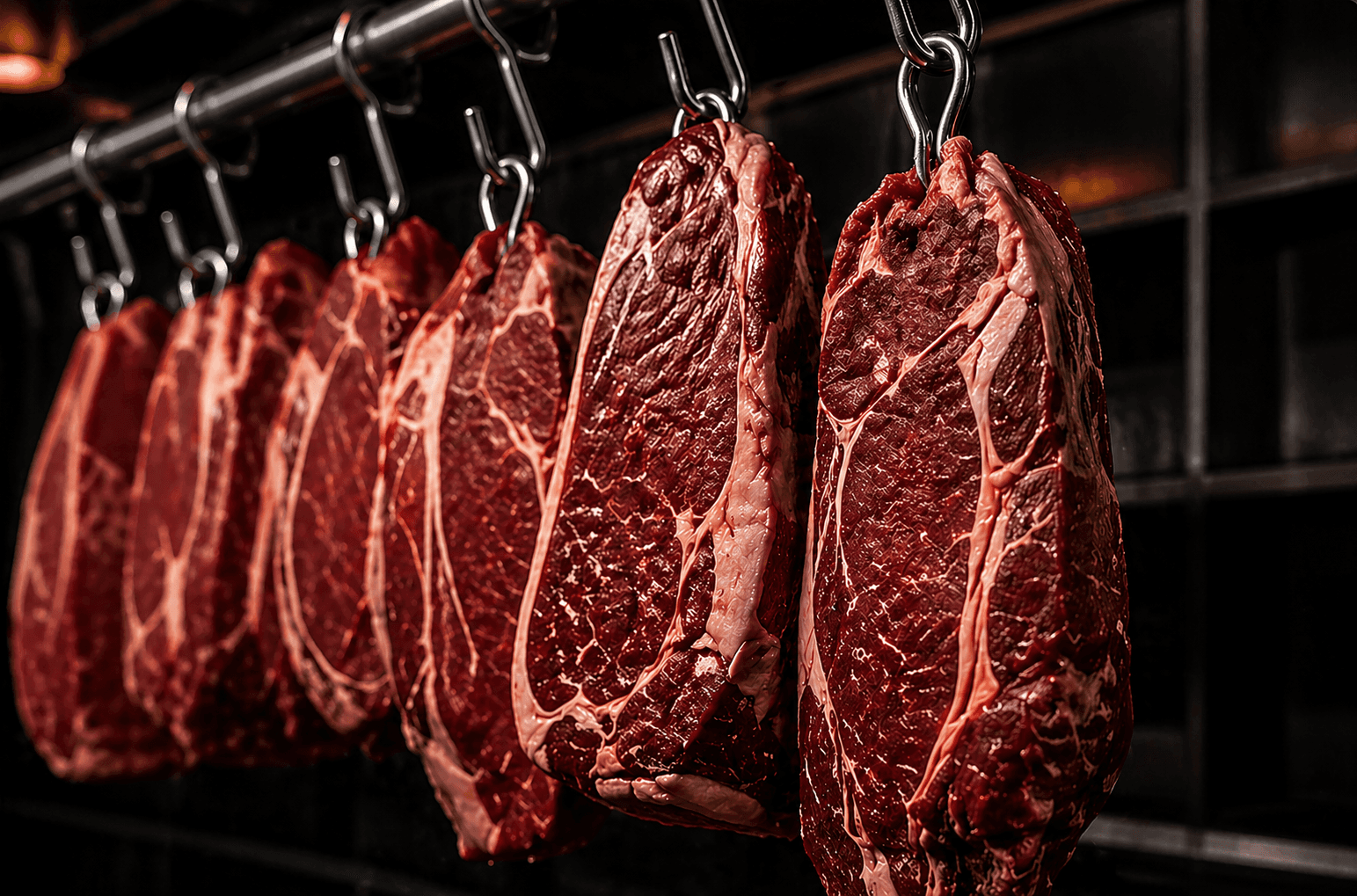 Premium hanging meats